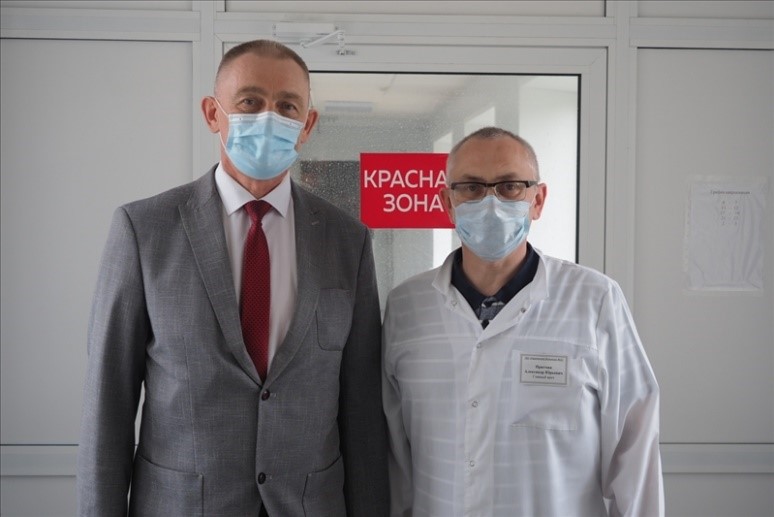 Kurgan infectious diseases hospital received personal protective equipment for half a million rubles